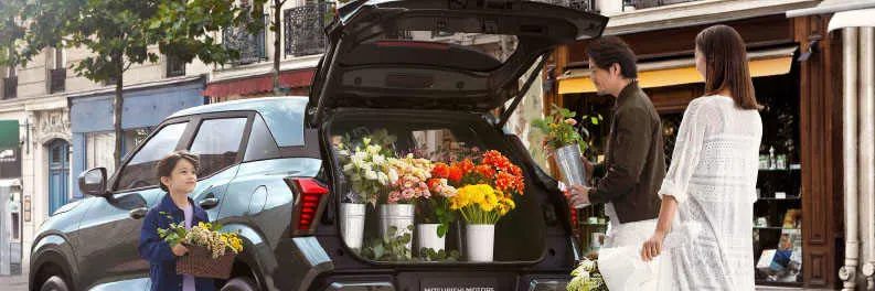 Spacious and versatile luggage space
